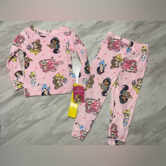 Disney Other - Disney Princess Pink Sleepwear Set